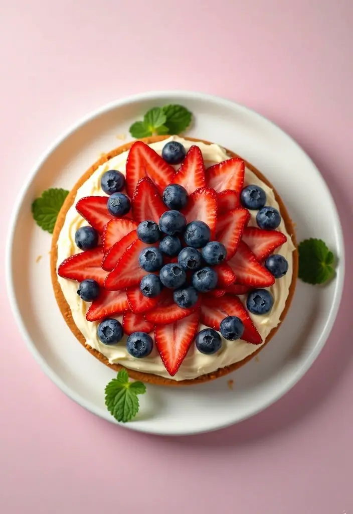 25 Pizza Dough Dessert Recipes That Are Surprisingly Good - 12. Cheesecake Dessert Pizza