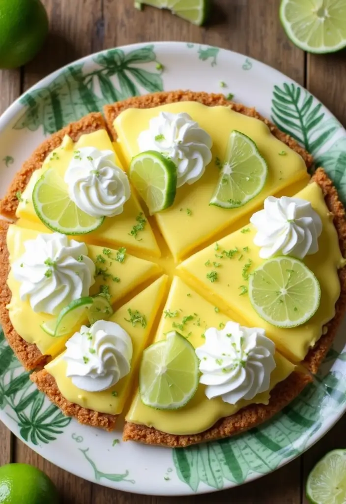 25 Pizza Dough Dessert Recipes That Are Surprisingly Good - 19. Key Lime Dessert Pizza