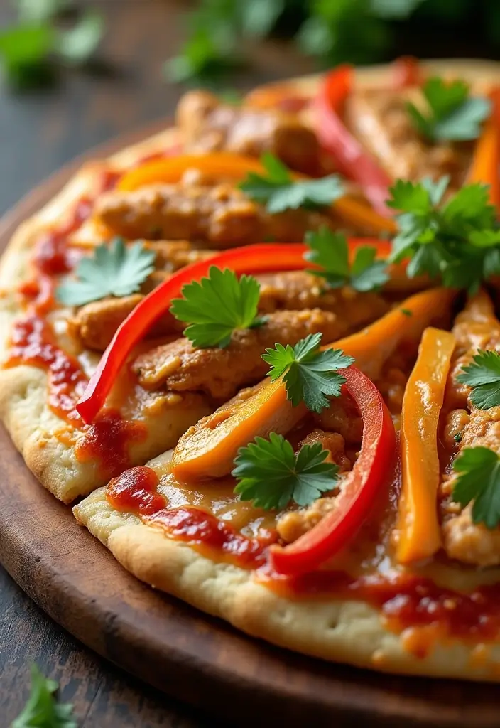 25 Pizza Dough Self Rising Flour Recipes That Are Simple and Delicious 57 25 Pizza Dough Self Rising Flour Recipes That Are Simple and Delicious - 11. Thai Chicken Pizza with Peanut Sauce