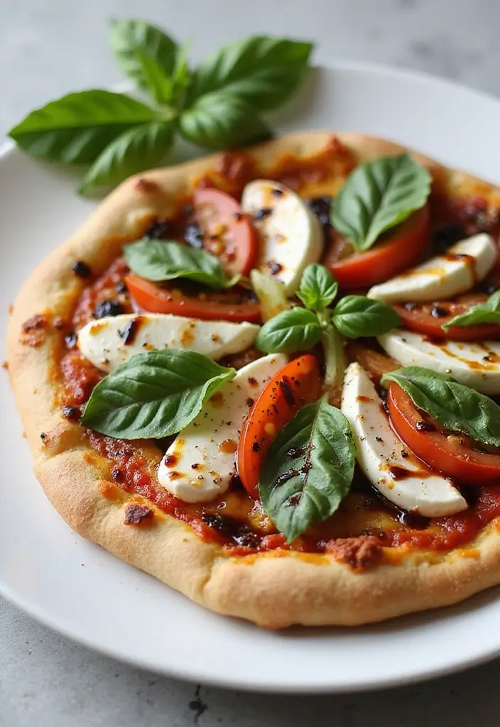 25 Pizza Dough Self Rising Flour Recipes That Are Simple and Delicious 64 25 Pizza Dough Self Rising Flour Recipes That Are Simple and Delicious - 12. Caprese Pizza with Balsamic Glaze
