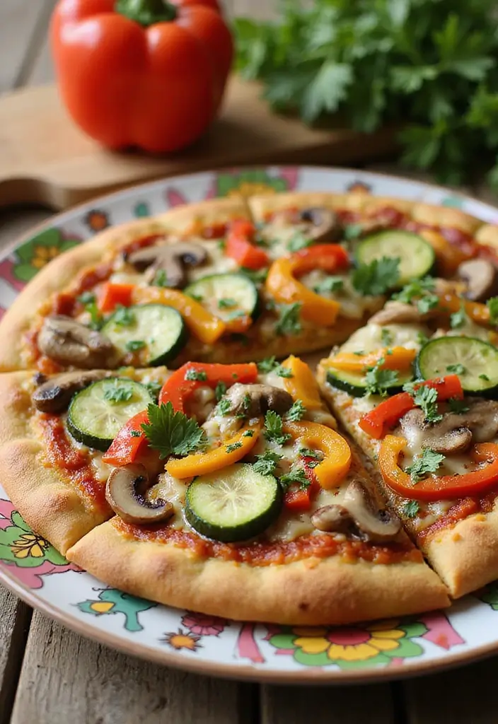25 Pizza Dough Self Rising Flour Recipes That Are Simple and Delicious 8 25 Pizza Dough Self Rising Flour Recipes That Are Simple and Delicious - 2. Veggie Supreme Pizza