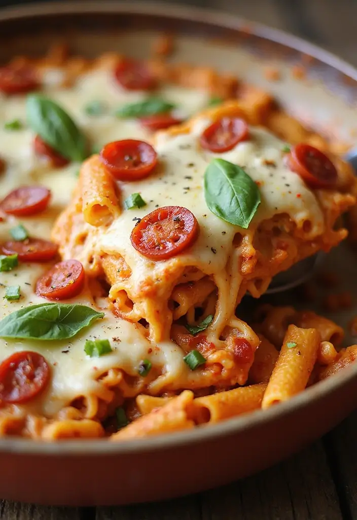 25 Pizza Inspired Recipes That Aren’t Pizza but Taste Like It 72 25 Pizza Inspired Recipes That Aren’t Pizza but Taste Like It - 12. Pizza Pasta Bake