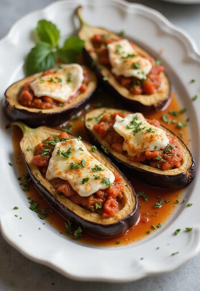 25 Pizza Inspired Recipes That Aren’t Pizza but Taste Like It 107 25 Pizza Inspired Recipes That Aren’t Pizza but Taste Like It - 17. Pizza-Stuffed Eggplant