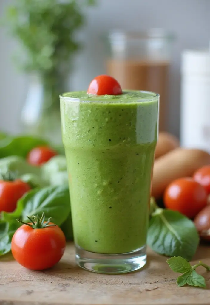 25 Pizza Inspired Recipes That Aren’t Pizza but Taste Like It 112 25 Pizza Inspired Recipes That Aren’t Pizza but Taste Like It - 18. Spinach Pizza Smoothie