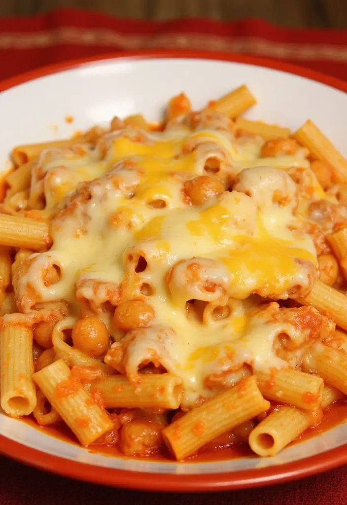 25 Pizza Pasta Bake Recipes That Combine Two Favorites 85 25 Pizza Pasta Bake Recipes That Combine Two Favorites - 13. Buffalo Chickpea Pizza Pasta Bake