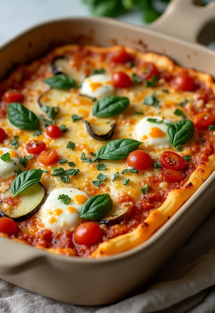 25 Pizza Pasta Bake Recipes That Combine Two Favorites 106 25 Pizza Pasta Bake Recipes That Combine Two Favorites - 16. Vegan Pizza Pasta Bake