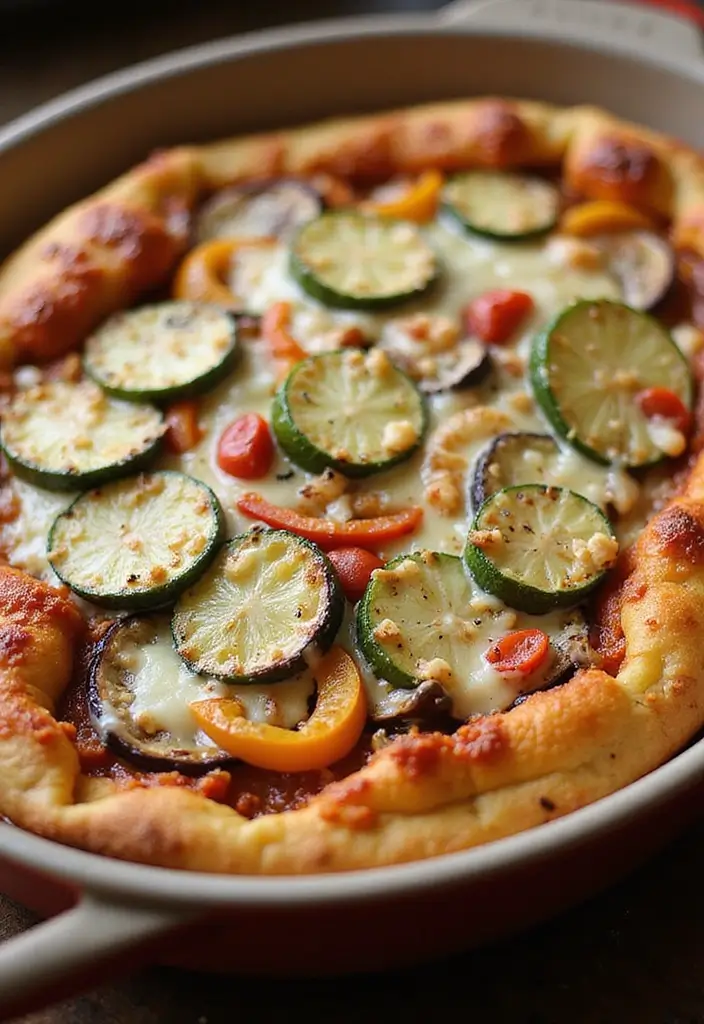 25 Pizza Pasta Bake Recipes That Combine Two Favorites 57 25 Pizza Pasta Bake Recipes That Combine Two Favorites - 9. Ratatouille Pizza Pasta Bake