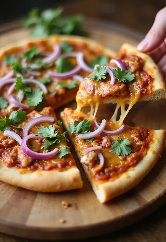 25 Pizza Pizzazz Recipe Ideas That Are Quick and Creative 1 25 Pizza Pizzazz Recipe Ideas That Are Quick and Creative - 1. BBQ Chicken Pizza with Cilantro