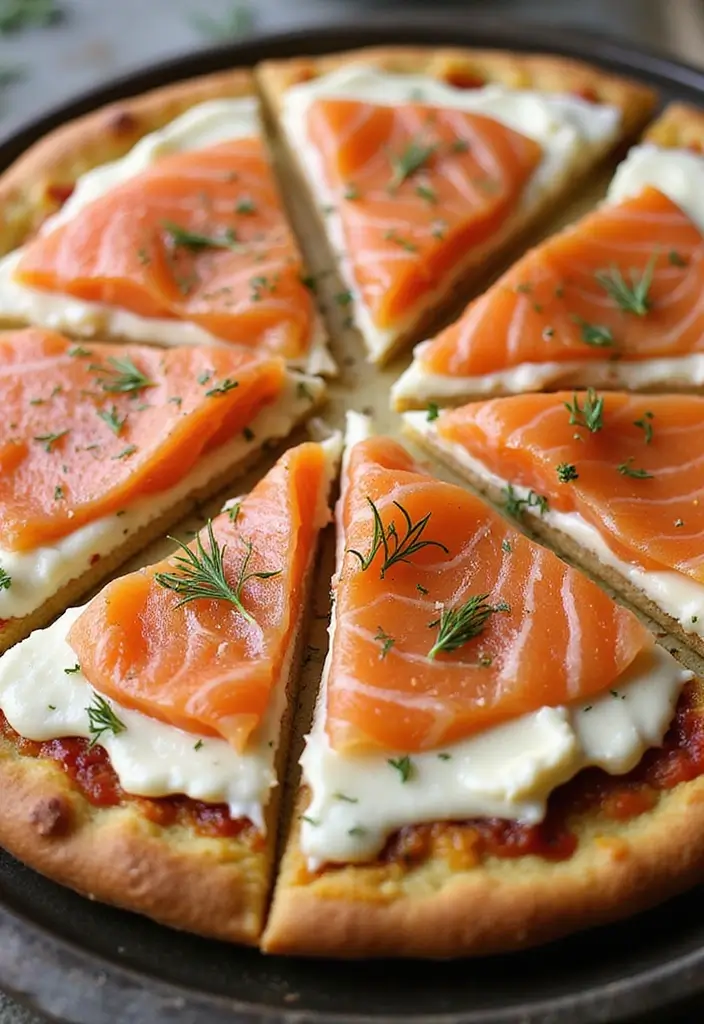 25 Pizza Pizzazz Recipe Ideas That Are Quick and Creative 69 25 Pizza Pizzazz Recipe Ideas That Are Quick and Creative - 11. Smoked Salmon Pizza with Cream Cheese