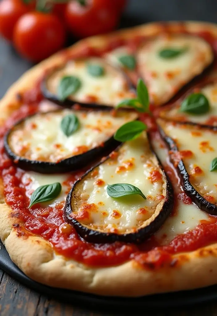 25 Pizza Pizzazz Recipe Ideas That Are Quick and Creative 135 25 Pizza Pizzazz Recipe Ideas That Are Quick and Creative - 21. Eggplant Parmesan Pizza
