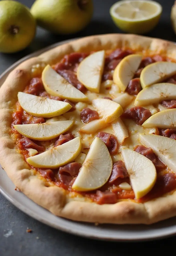 25 Pizza Pizzazz Recipe Ideas That Are Quick and Creative 140 25 Pizza Pizzazz Recipe Ideas That Are Quick and Creative - 22. Pear and Prosciutto Pizza