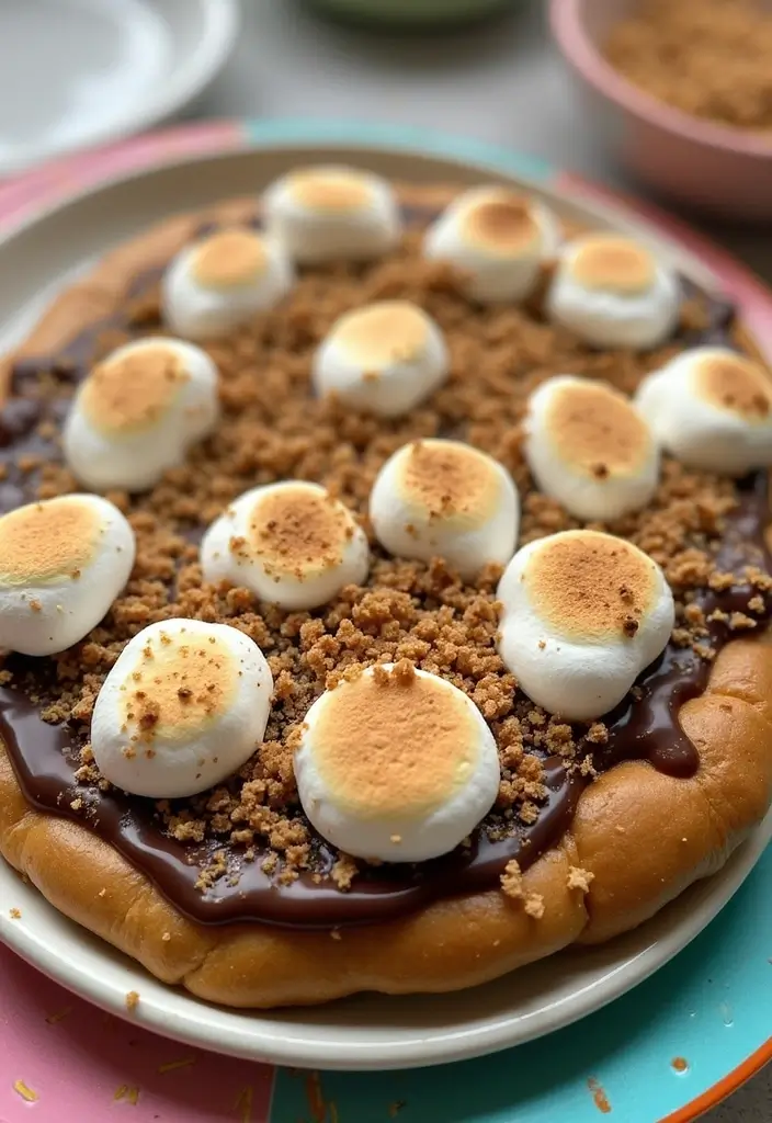 25 Pizza Pizzazz Recipe Ideas That Are Quick and Creative 152 25 Pizza Pizzazz Recipe Ideas That Are Quick and Creative - 24. S'mores Dessert Pizza
