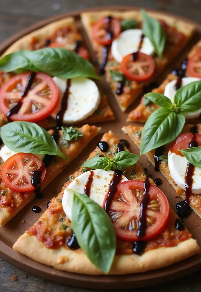 25 Pizza Pizzazz Recipe Ideas That Are Quick and Creative 36 25 Pizza Pizzazz Recipe Ideas That Are Quick and Creative - 6. Caprese Pizza with Balsamic Glaze