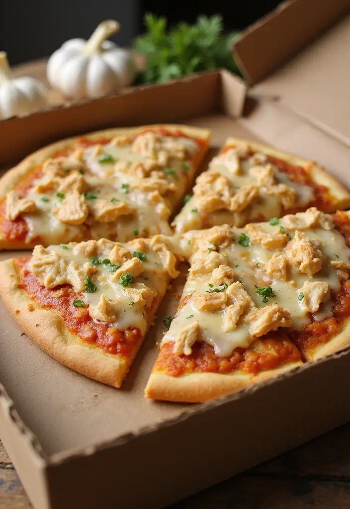 25 Roccbox Pizza Oven Recipes for Crispy Perfection Every Time 126 25 Roccbox Pizza Oven Recipes for Crispy Perfection Every Time - 20. Garlic Parmesan Chicken Pizza