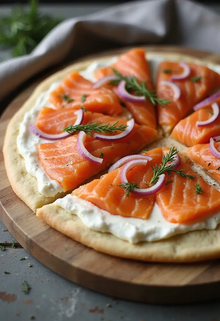 25 Sheet Pan Pizza Recipes for Effortless Family Dinners 129 25 Sheet Pan Pizza Recipes for Effortless Family Dinners - 21. Smoked Salmon and Cream Cheese Sheet Pan Pizza