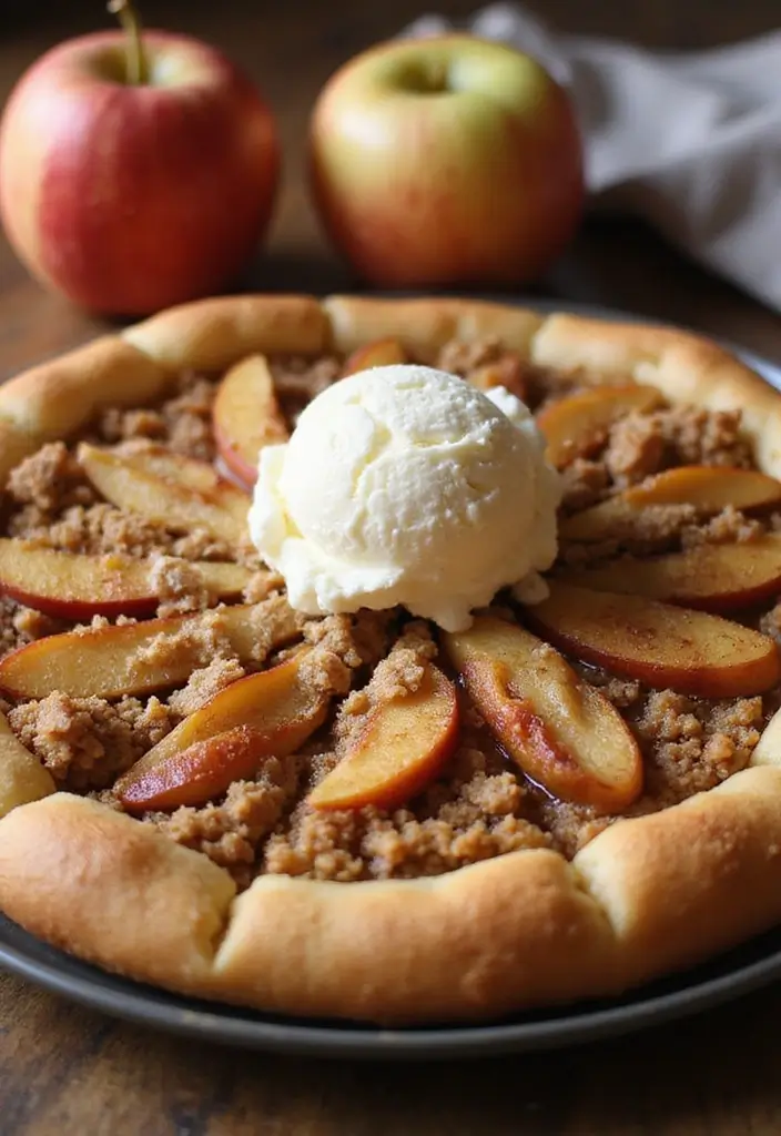 25 Sheet Pan Pizza Recipes for Effortless Family Dinners 136 25 Sheet Pan Pizza Recipes for Effortless Family Dinners - 22. Apple Crisp Dessert Sheet Pan Pizza