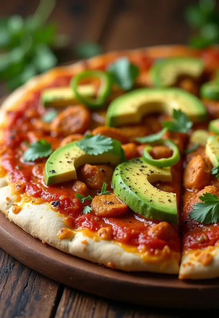 25 Spicy Chicken Pizza Recipes Packed with Bold Flavor 106 25 Spicy Chicken Pizza Recipes Packed with Bold Flavor - 16. Spicy Avocado Chicken Pizza