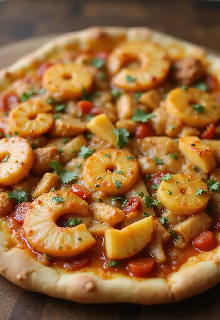 25 Spicy Chicken Pizza Recipes Packed with Bold Flavor 141 25 Spicy Chicken Pizza Recipes Packed with Bold Flavor - 21. Spicy Pineapple Chicken Pizza