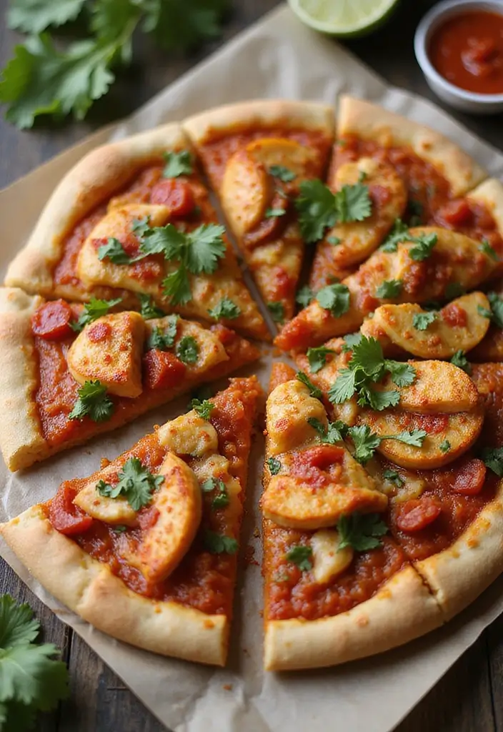 25 Spicy Chicken Pizza Recipes Packed with Bold Flavor 50 25 Spicy Chicken Pizza Recipes Packed with Bold Flavor - 8. Harissa Chicken Pizza