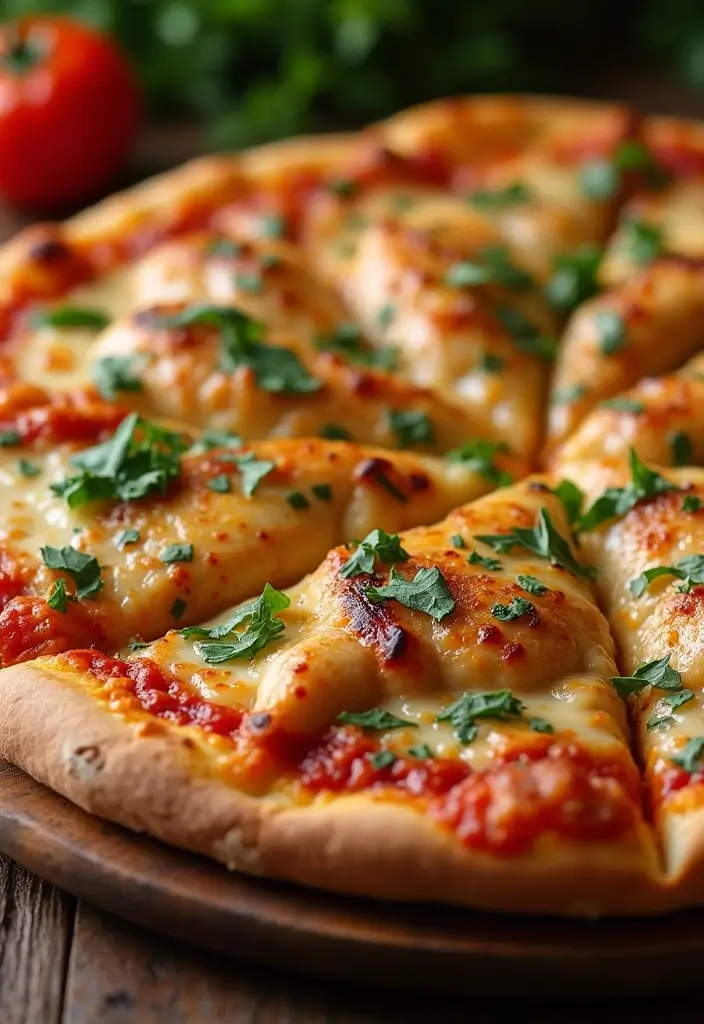 25 Spicy Chicken Pizza Recipes Packed with Bold Flavor 57 25 Spicy Chicken Pizza Recipes Packed with Bold Flavor - 9. Spicy Garlic Chicken Pizza