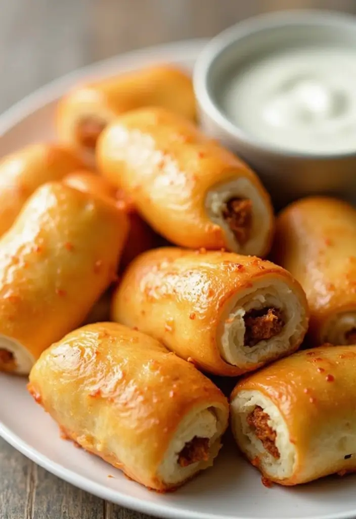 26 Pillsbury Pizza Crust Appetizer Recipes That Are Crowd-Pleasers 64 26 Pillsbury Pizza Crust Appetizer Recipes That Are Crowd-Pleasers - 10. Jalapeño Popper Pizza Rolls