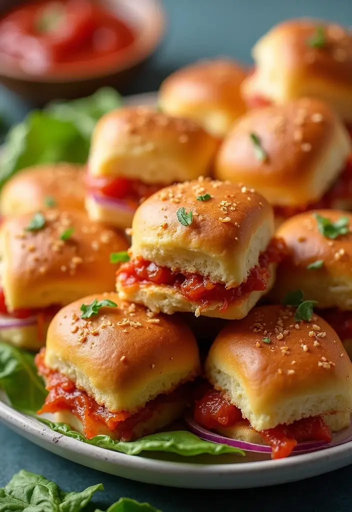 26 Pillsbury Pizza Crust Appetizer Recipes That Are Crowd-Pleasers 168 26 Pillsbury Pizza Crust Appetizer Recipes That Are Crowd-Pleasers - 26. Mini Pizza Sliders