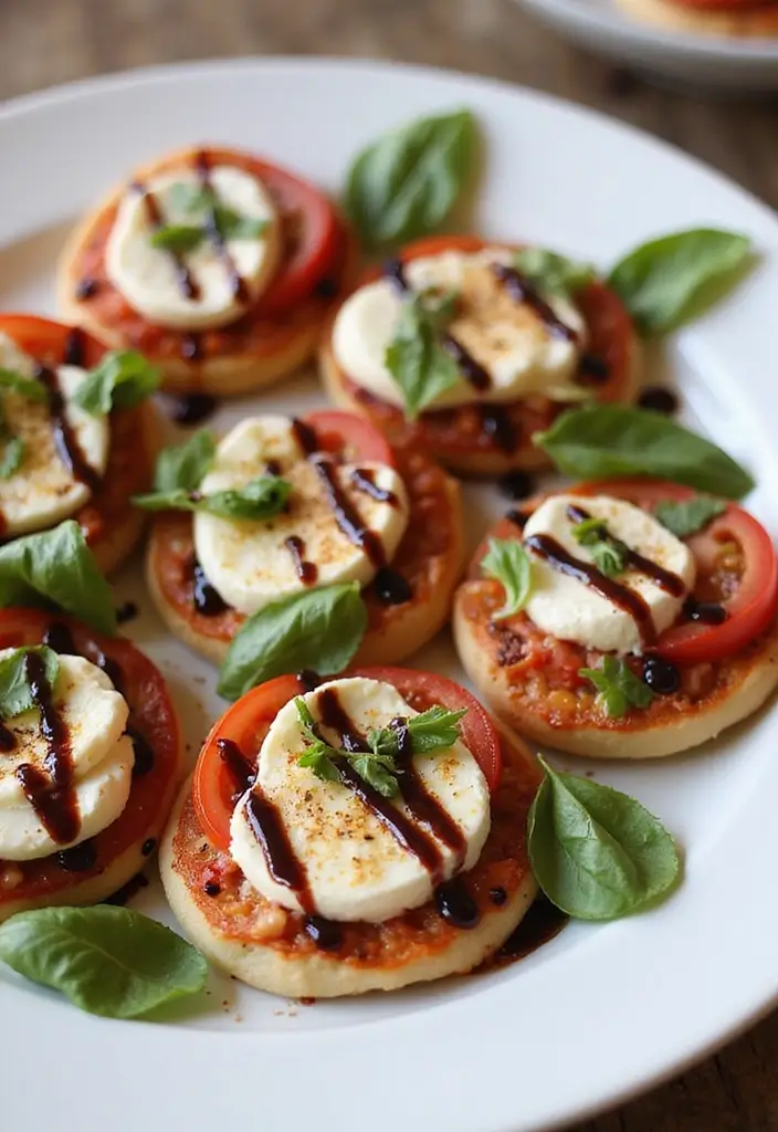 26 Pillsbury Pizza Crust Appetizer Recipes That Are Crowd-Pleasers 29 26 Pillsbury Pizza Crust Appetizer Recipes That Are Crowd-Pleasers - 5. Caprese Pizza Bites