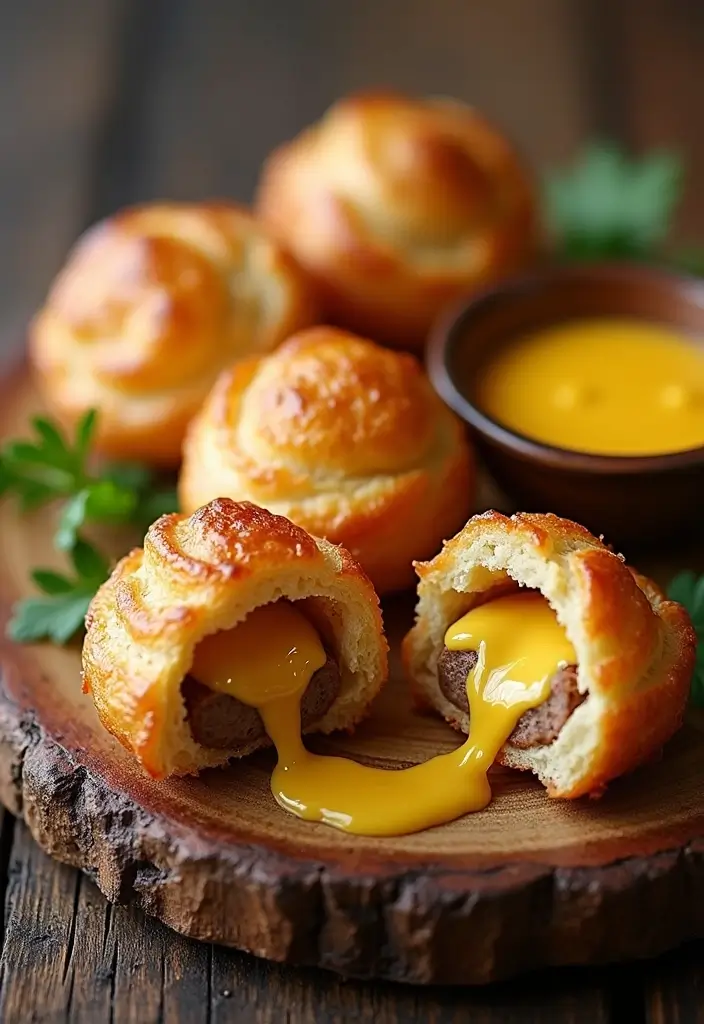 26 Pillsbury Pizza Crust Appetizer Recipes That Are Crowd-Pleasers 36 26 Pillsbury Pizza Crust Appetizer Recipes That Are Crowd-Pleasers - 6. Sausage and Cheese Puffs