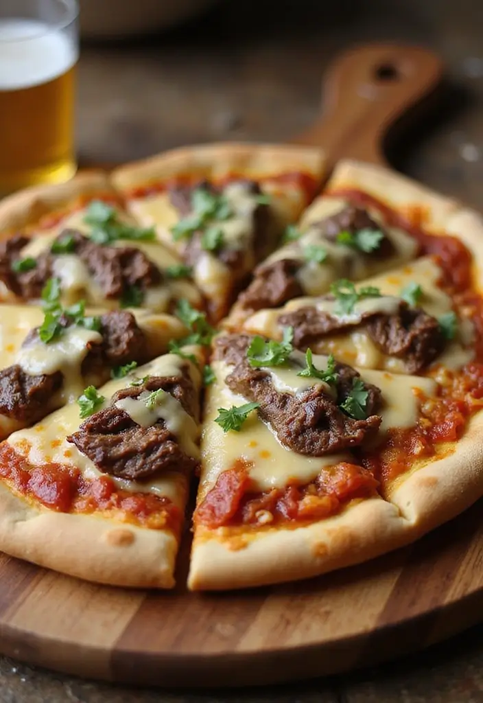 26 Pillsbury Pizza Crust Dinner Recipes for Busy Nights 77 26 Pillsbury Pizza Crust Dinner Recipes for Busy Nights 13. Philly Cheesesteak Pizza