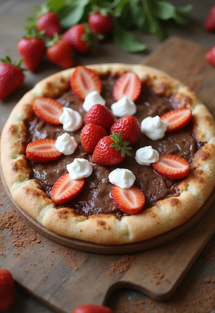 26 Pizza Oven Dessert Recipes That Impress Every Guest - 10. Nutella Pizza