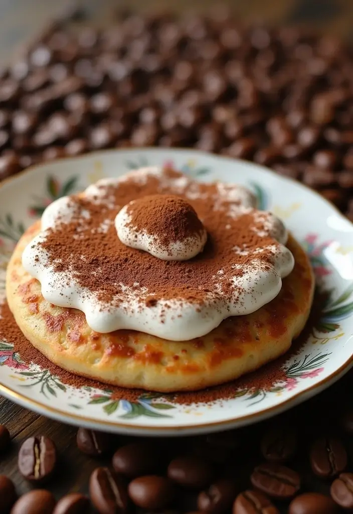 26 Pizza Oven Dessert Recipes That Impress Every Guest - 14. Tiramisu Pizza