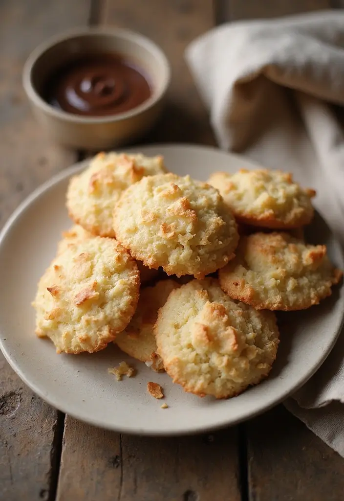 26 Pizza Oven Dessert Recipes That Impress Every Guest - 16. Coconut Macaroons