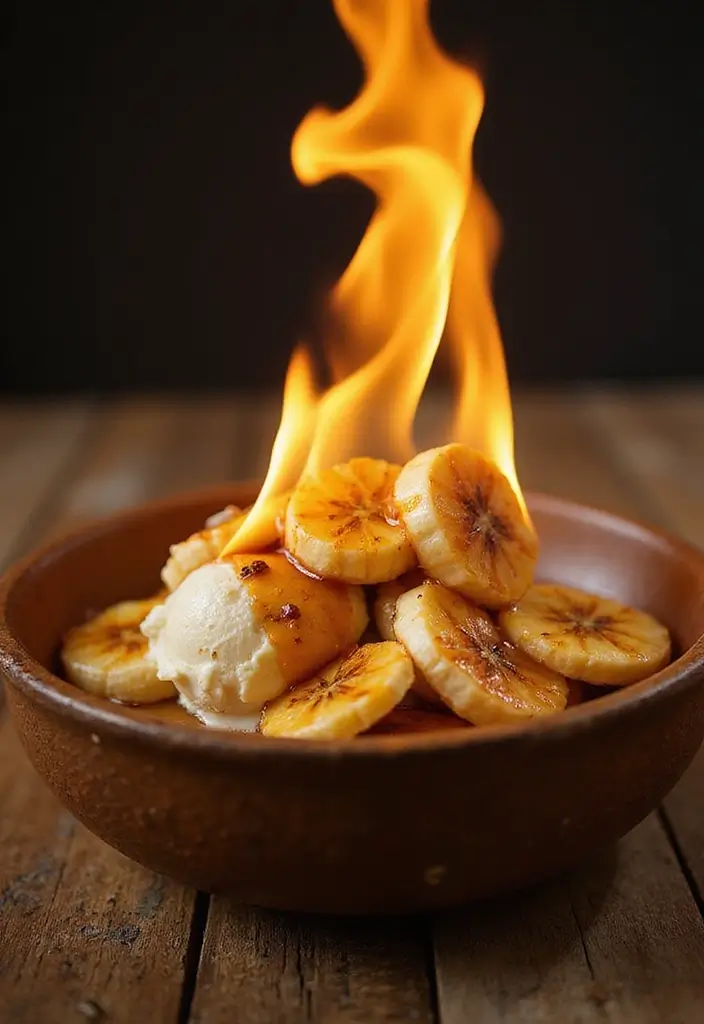 26 Pizza Oven Dessert Recipes That Impress Every Guest - 18. Banana Foster