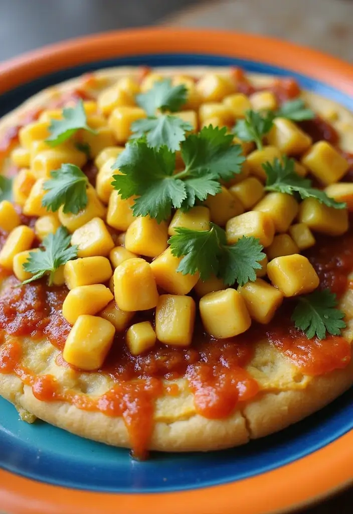 27 Colorful Homemade Pizza Recipes That Look as Good as They Taste - 19. Mexican Street Corn Pizza