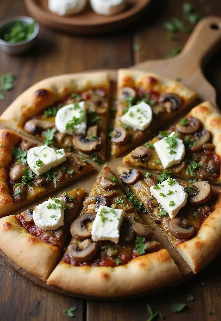 27 Goat Cheese Pizza Recipes That Feel Gourmet and Fresh 64 27 Goat Cheese Pizza Recipes That Feel Gourmet and Fresh - 10. Truffle Mushroom Goat Cheese Pizza