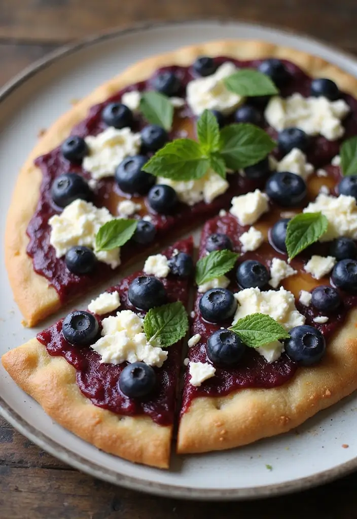 27 Goat Cheese Pizza Recipes That Feel Gourmet and Fresh 76 27 Goat Cheese Pizza Recipes That Feel Gourmet and Fresh - 12. Blueberry and Goat Cheese Pizza