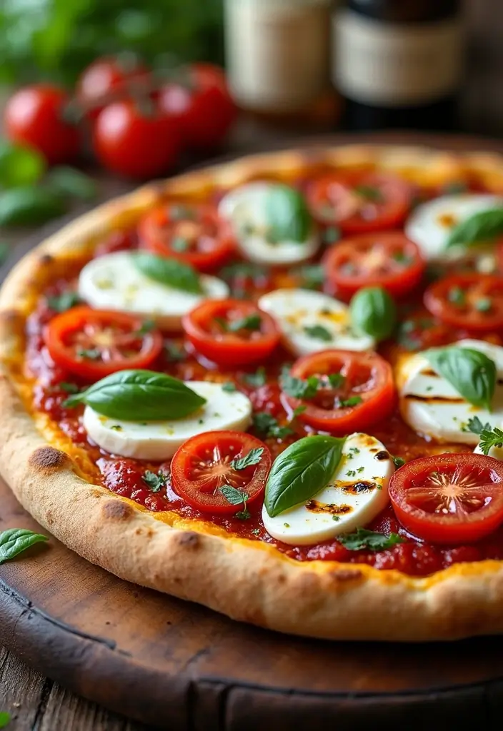 27 Goat Cheese Pizza Recipes That Feel Gourmet and Fresh 88 27 Goat Cheese Pizza Recipes That Feel Gourmet and Fresh - 14. Caprese Goat Cheese Pizza