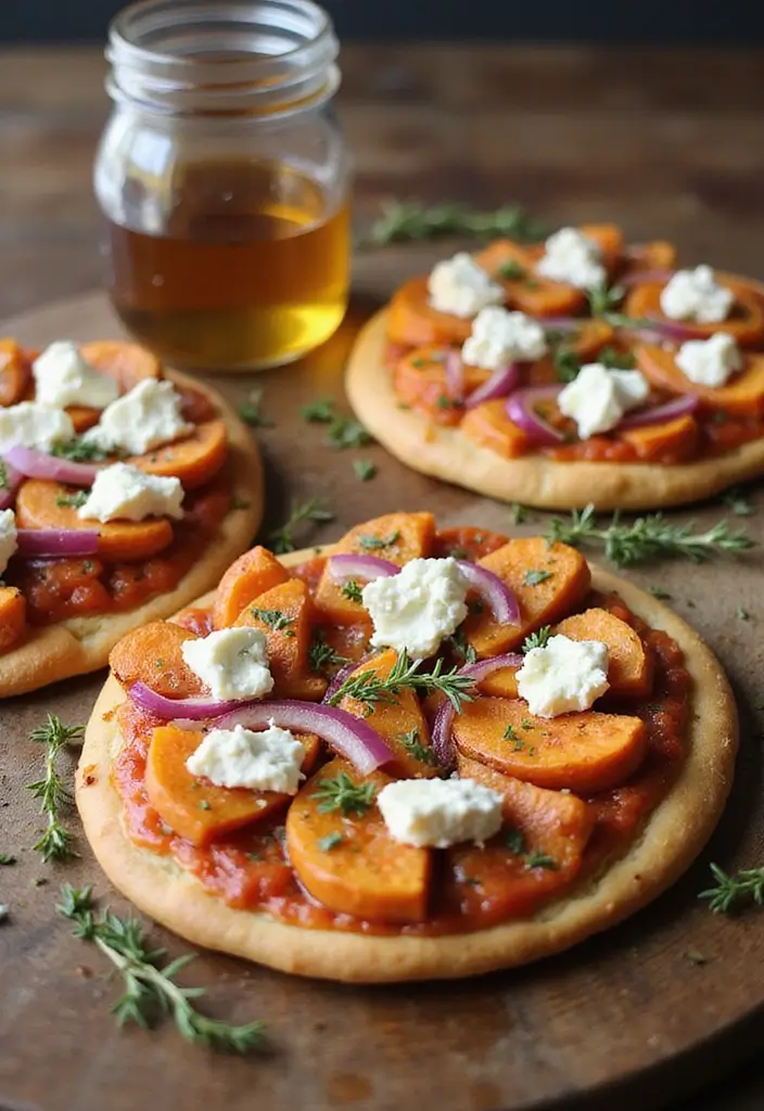 27 Goat Cheese Pizza Recipes That Feel Gourmet and Fresh 93 27 Goat Cheese Pizza Recipes That Feel Gourmet and Fresh - 15. Sweet Potato and Goat Cheese Pizza