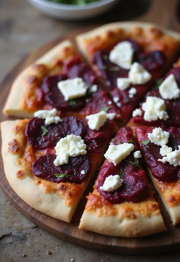 27 Goat Cheese Pizza Recipes That Feel Gourmet and Fresh 8 27 Goat Cheese Pizza Recipes That Feel Gourmet and Fresh - 2. Roasted Beet and Goat Cheese Pizza