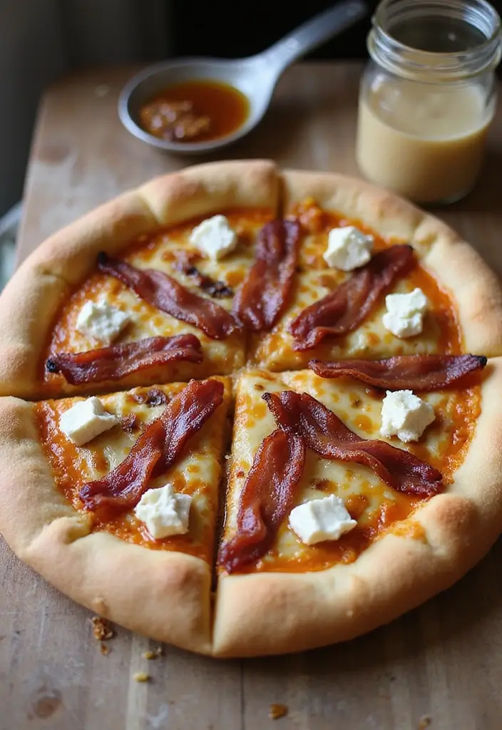 27 Goat Cheese Pizza Recipes That Feel Gourmet and Fresh 155 27 Goat Cheese Pizza Recipes That Feel Gourmet and Fresh - 25. Maple Bacon and Goat Cheese Pizza