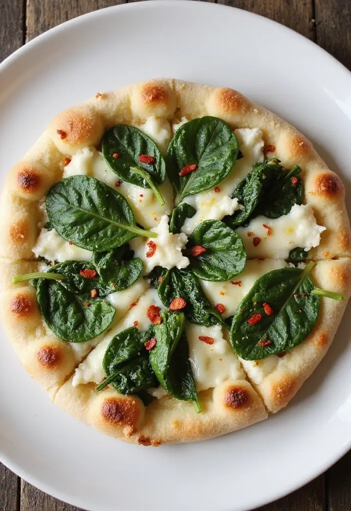 27 Goat Cheese Pizza Recipes That Feel Gourmet and Fresh 29 27 Goat Cheese Pizza Recipes That Feel Gourmet and Fresh - 5. Spinach and Goat Cheese White Pizza