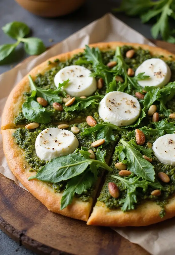 27 Goat Cheese Pizza Recipes That Feel Gourmet and Fresh 36 27 Goat Cheese Pizza Recipes That Feel Gourmet and Fresh - 6. Pesto and Goat Cheese Pizza