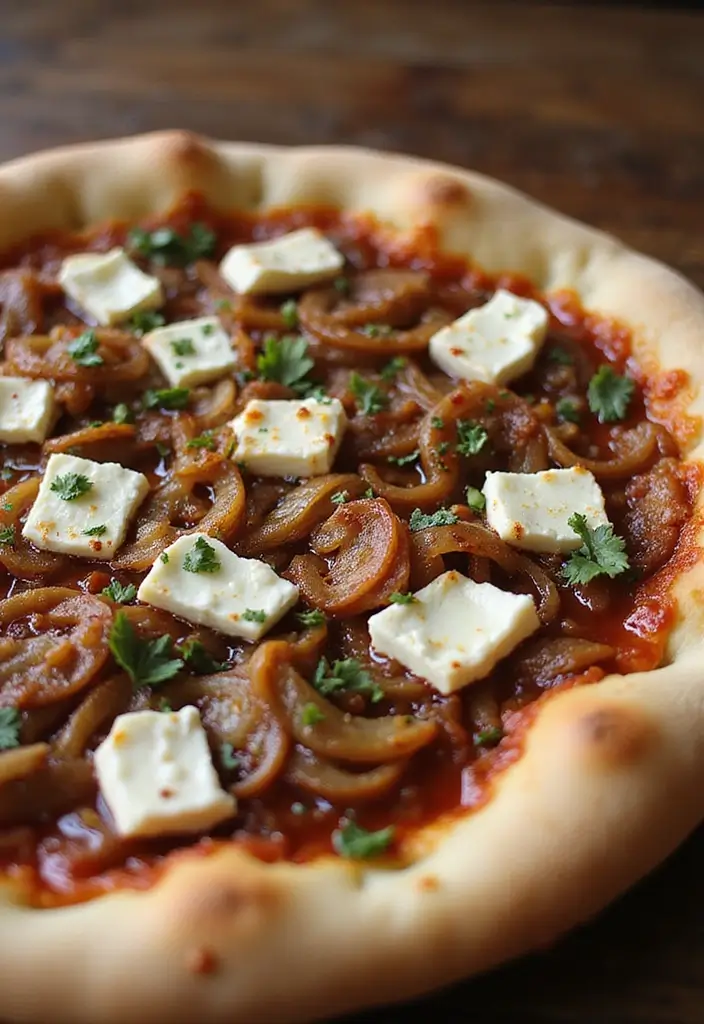 27 Goat Cheese Pizza Recipes That Feel Gourmet and Fresh 43 27 Goat Cheese Pizza Recipes That Feel Gourmet and Fresh - 7. Caramelized Onion and Goat Cheese Pizza