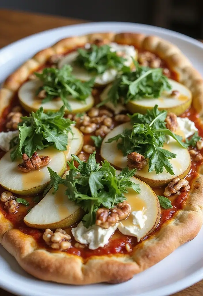 27 Goat Cheese Pizza Recipes That Feel Gourmet and Fresh 50 27 Goat Cheese Pizza Recipes That Feel Gourmet and Fresh - 8. Pear, Walnut, and Goat Cheese Pizza