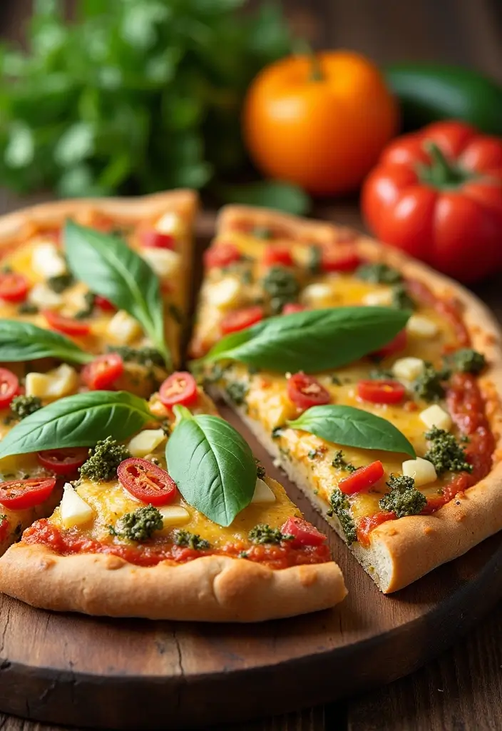 27 Pampered Chef Pizza Stone Recipes You’ll Want to Try Tonight 141 27 Pampered Chef Pizza Stone Recipes You’ll Want to Try Tonight - 23. Cheesy Veggie Pesto Pizza