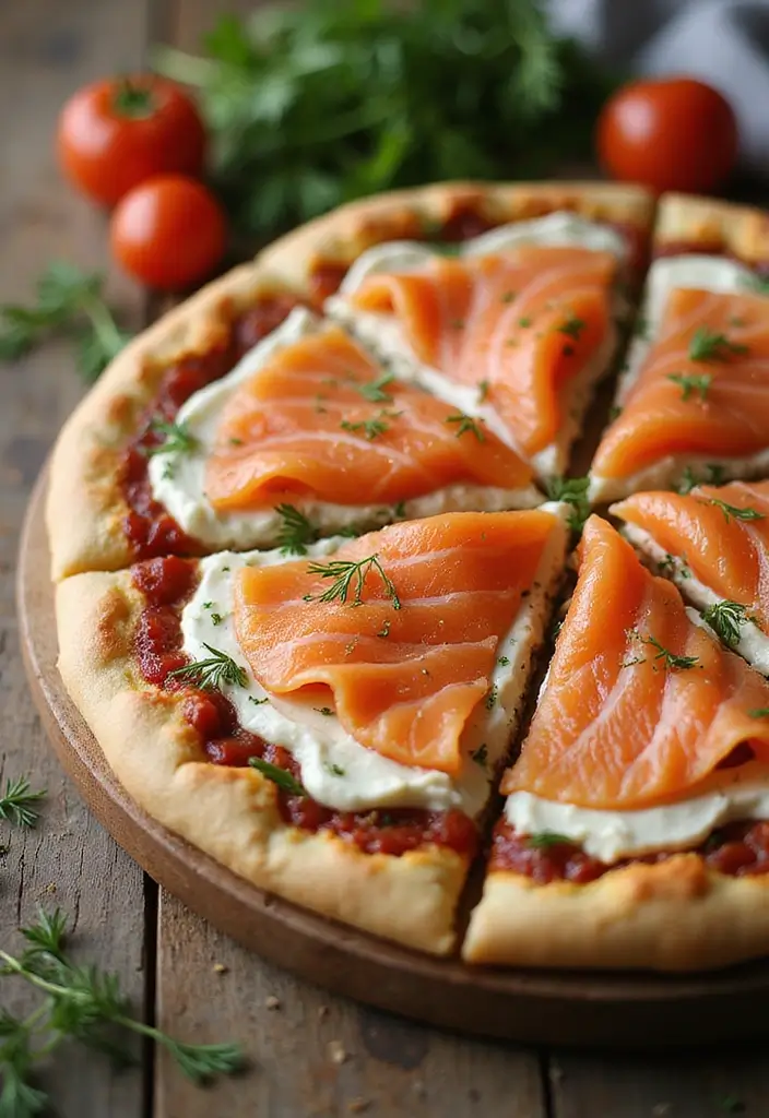 27 Pampered Chef Pizza Stone Recipes You’ll Want to Try Tonight 146 27 Pampered Chef Pizza Stone Recipes You’ll Want to Try Tonight - 24. Smoked Salmon and Cream Cheese Pizza