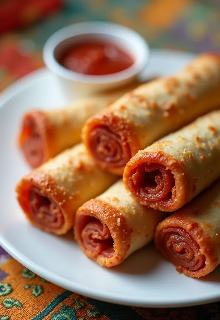 28 Appetizer Recipes for a Pizza Party Everyone Will Remember 1 28 Appetizer Recipes for a Pizza Party Everyone Will Remember - 1. Cheesy Pepperoni Pizza Rolls