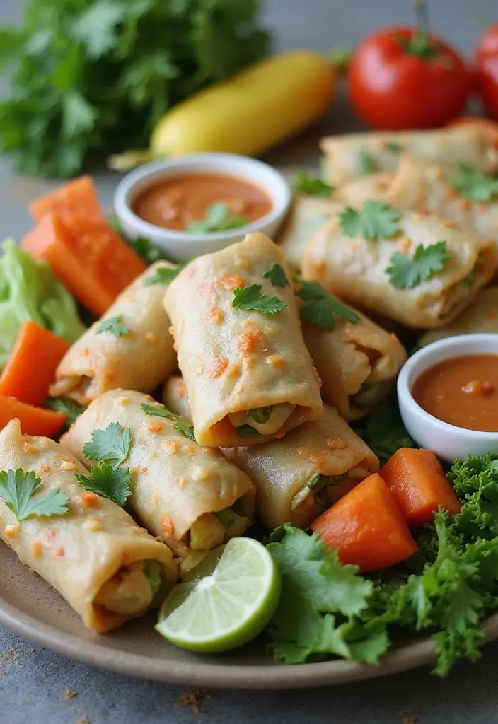 28 Appetizer Recipes for a Pizza Party Everyone Will Remember 162 28 Appetizer Recipes for a Pizza Party Everyone Will Remember - 26. Vegetable Spring Rolls
