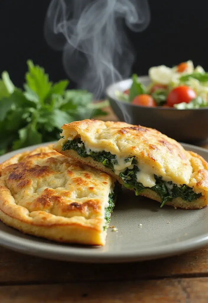 28 Easy Pizza Foldover Recipes You’ll Make Again and Again 20 28 Easy Pizza Foldover Recipes You’ll Make Again and Again - 4. Spinach and Feta Foldover