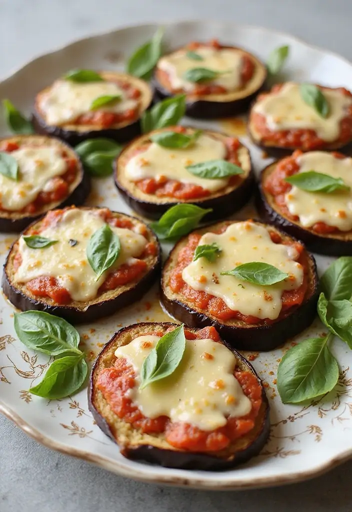 28 Healthy Pizza Party Recipes for Guilt-Free Fun - 10. Eggplant Pizza Slices